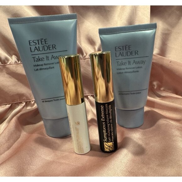 Estee Lauder 4 Pc Gift Set Take It Away Mascara - Picture 1 of 3
